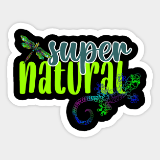 SUPER NATURAL Sticker